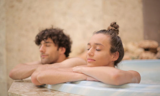 un bain froid pour une location saisonnière