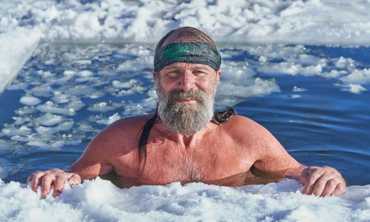 wim hof dans un bain froid