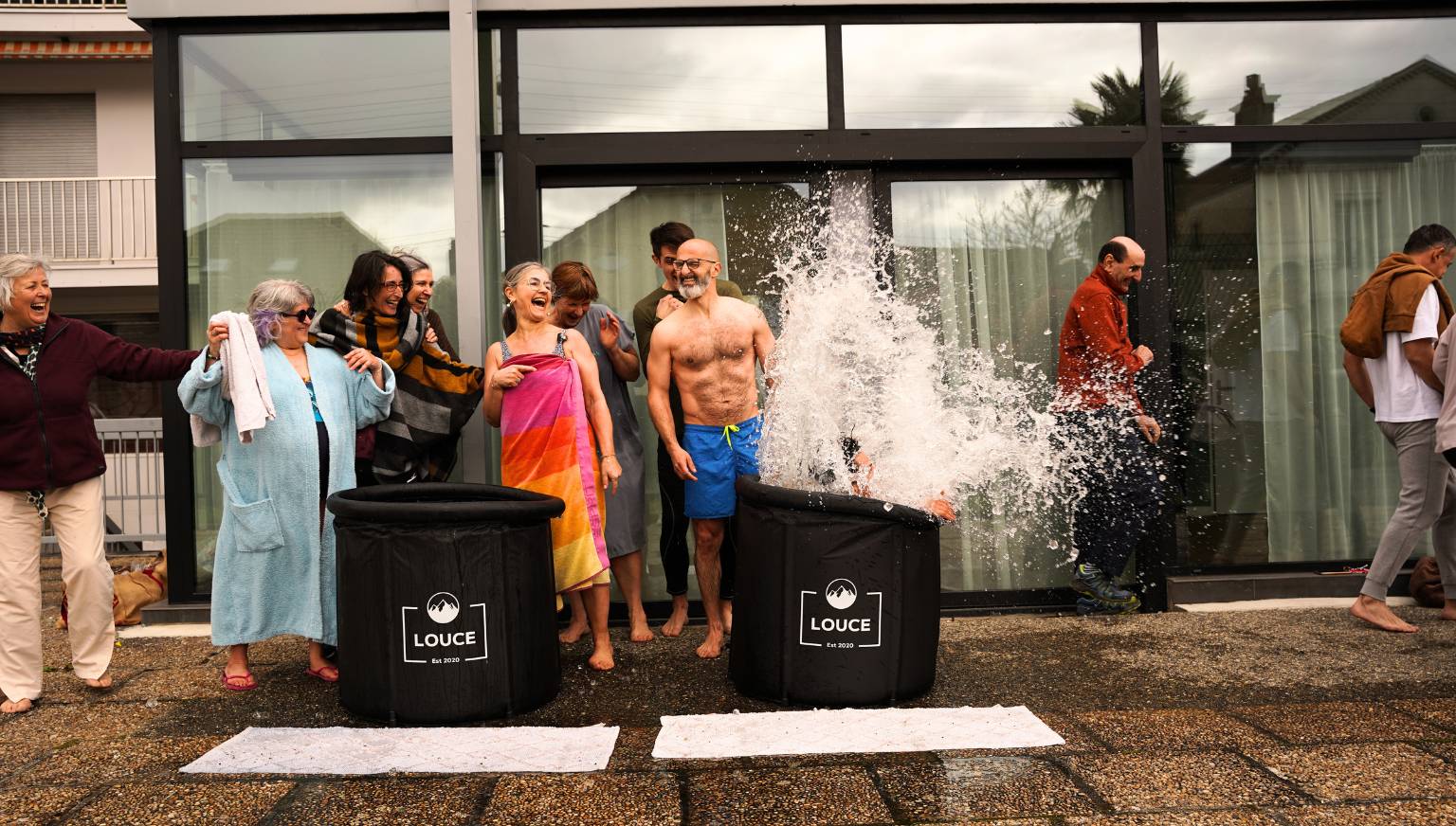 un atelier bain de glace lors d'un séminaire d'entreprise
