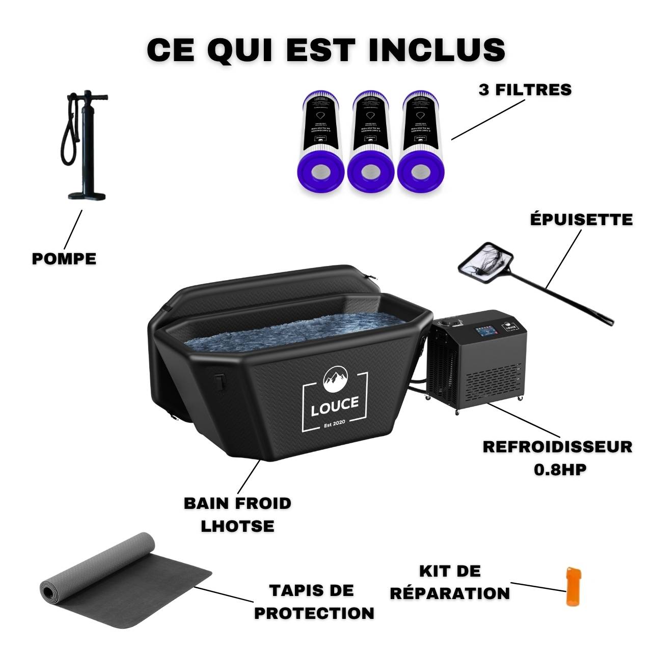 bain froid électrique accessoire