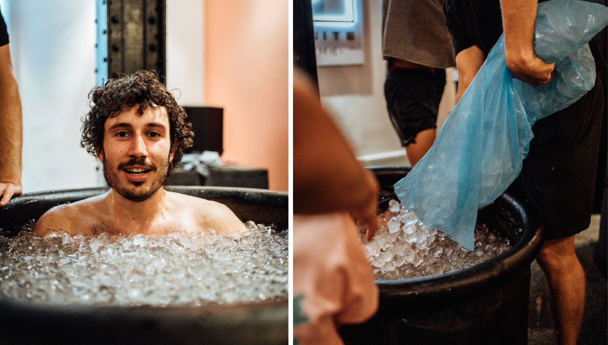 bain froid pour séminaire d'entreprise