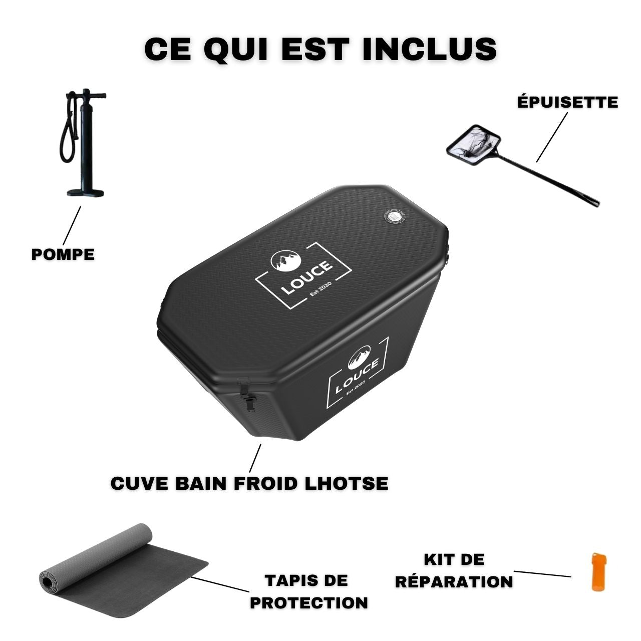 cuve bain froid accessoires