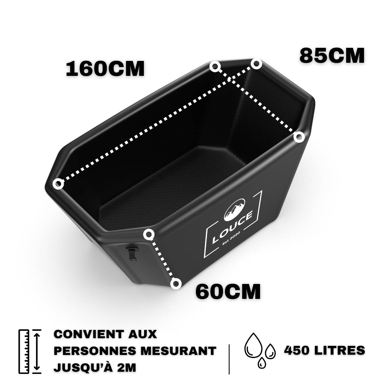 cuve bain froid dimensions