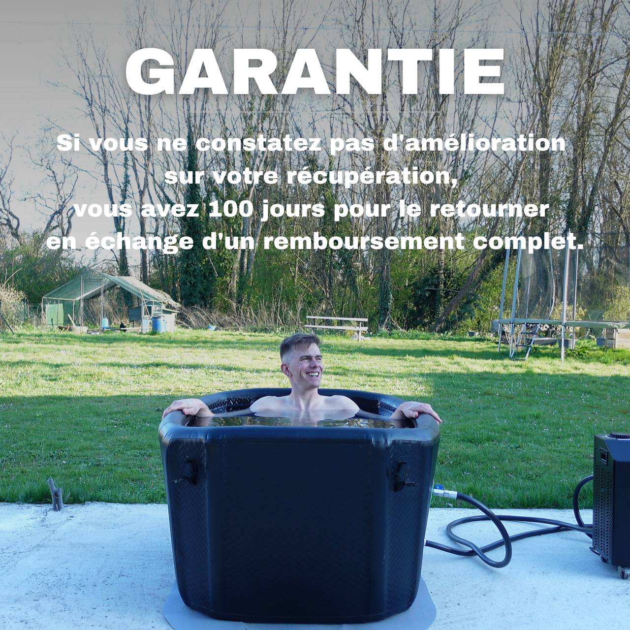 cuve bain froid garantie