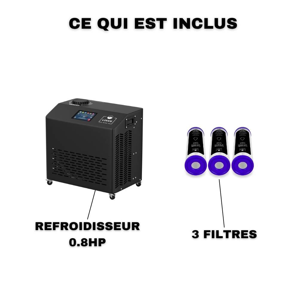 Refroidisseur bain froid 400 litres