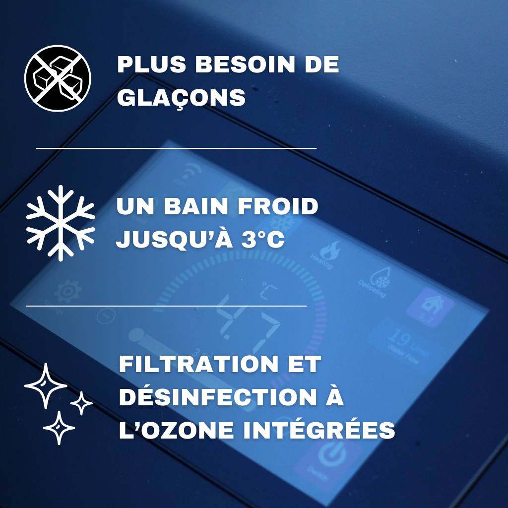refroidisseur bain froid 3 degrés