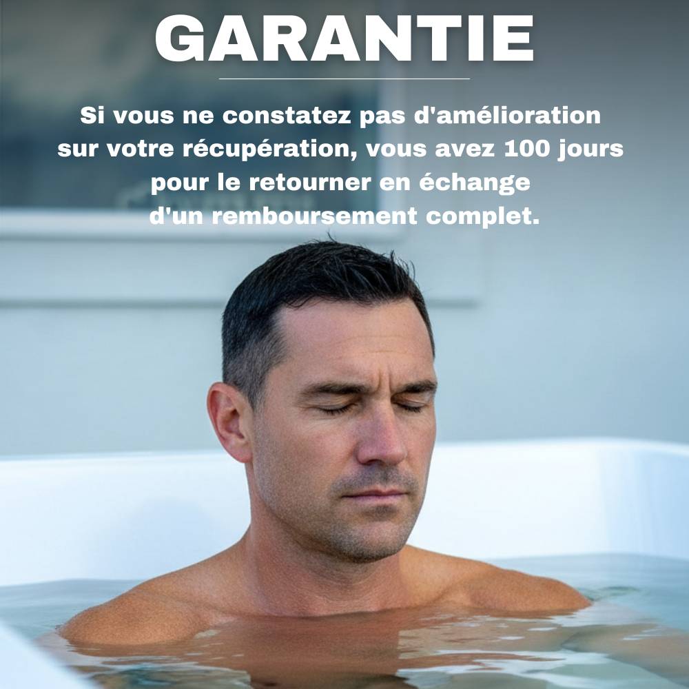 bain de cryothérapie blanc garantie