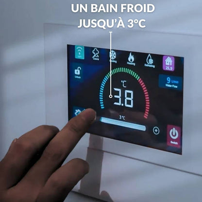 bain de cryothérapie blanc température minimum