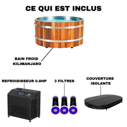 bain froid professionnel accessoire
