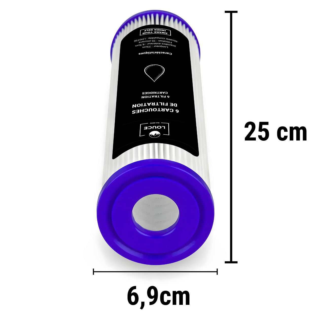 dimension filtre bain froid