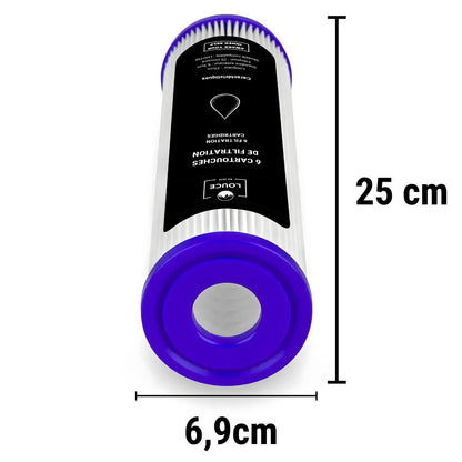 dimension filtre bain froid