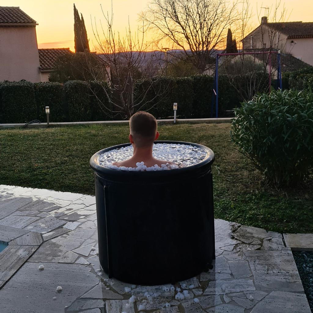 le bain de glace